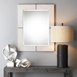 Barrel 29 Inch 150.00 Watt Vintage Leather Table Lamp Portable Light -Home Lighting 1barr tlle 2