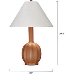 Cole 30.5 Inch 150.00 Watt Tan Table Lamp Portable Light 9 Cole 30.5 Inch 150.00 Watt Tan Table Lamp Portable Light -Home Lighting 1cole tlca 2