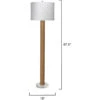 Cylinder Jute 68 Inch 150.00 Watt Rope Floor Lamp Portable Light -Home Lighting 1cyli flju 5