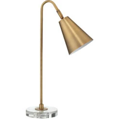 Gazette 20 Inch 60.00 Watt Antique Brass Task Lamp Portable Light