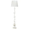 Petals 69 Inch 150 Watt White Gesso Floor Lamp Portable Light -Home Lighting 1peta flwh
