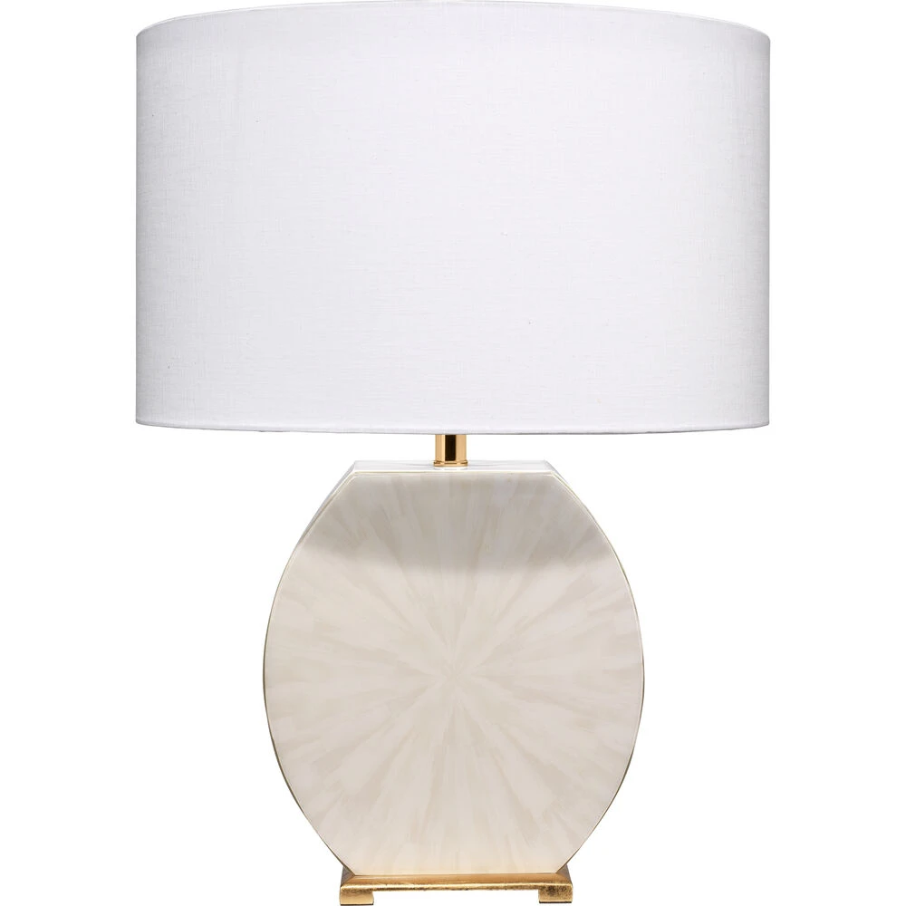 Radiant 27 Inch 150.00 Watt Cream Horn Lacquer W/ Gold Leaf Metal Base Table Lamp Portable Light 3 Radiant 27 Inch 150.00 Watt Cream Horn Lacquer W/ Gold Leaf Metal Base Table Lamp Portable Light