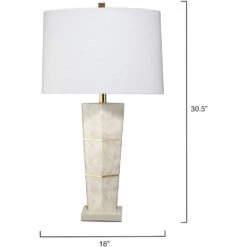 Spectacle 31 Inch 150.00 Watt Horn Lacquer W/ Gold Leaf Accents Table Lamp Portable Light -Home Lighting 1spec tlgo 2