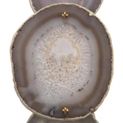 Trinity 25 Inch 40 Watt Pale Lavender Agate & Antique Brass Table Lamp Portable Light -Home Lighting 1trin lglv 1