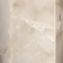 Borealis 1 Light 7 Inch Alabaster Wall Sconce Wall Light, Hexagon -Home Lighting 4bore scal 3