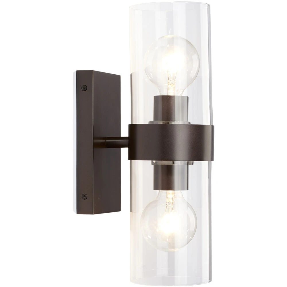 Chatham 2 Light 5 Inch Oil Rubbed Bronze Wall Sconce Wall Light 9 Chatham 2 Light 5 Inch Oil Rubbed Bronze Wall Sconce Wall Light - Image 7