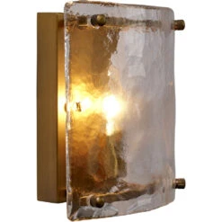 Glenn 1 Light 9.5 Inch Antique Brass Wall Sconce Wall Light -Home Lighting 4glen ssab 9