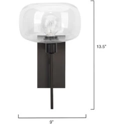 Scando 1 Light 9 Inch Oil Rubbed Bronze Metal Wall Sconce Wall Light -Home Lighting 4scan scob 2