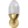 Whitworth 1 Light 5.5 Inch Polished Brass Sconce Wall Light, Small -Home Lighting 4whit smab
