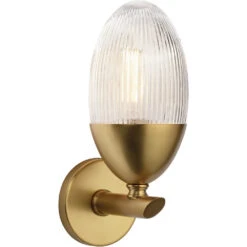 Whitworth 1 Light 5.5 Inch Polished Brass Sconce Wall Light, Small -Home Lighting 4whit smab 6