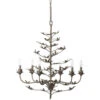 Blooming 12 Light 30 Inch Rust Chandelier Ceiling Light -Home Lighting 5bloo rust