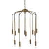 Cascade 12 Light 26 Inch Antique Brass Pendant Ceiling Light -Home Lighting 5casc chab