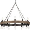 Cirque 24 Light 48 Inch Salvaged Grey Oak & Oil Rubbed Bronze Chandelier Ceiling Light 1 Cirque 24 Light 48 Inch Salvaged Grey Oak & Oil Rubbed Bronze Chandelier Ceiling Light -Home Lighting 5cirq mdob