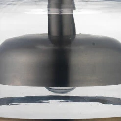 Clyde 1 Light 14 Inch Clear With Gun Metal Pendant Ceiling Light -Home Lighting 5clyd clgm 9