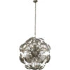 Constellation Round 12 Light 30 Inch Antique Mercury Glass & Champagne Leaf Chandelier Ceiling Light 1 Constellation Round 12 Light 30 Inch Antique Mercury Glass & Champagne Leaf Chandelier Ceiling Light -Home Lighting 5cons mgch
