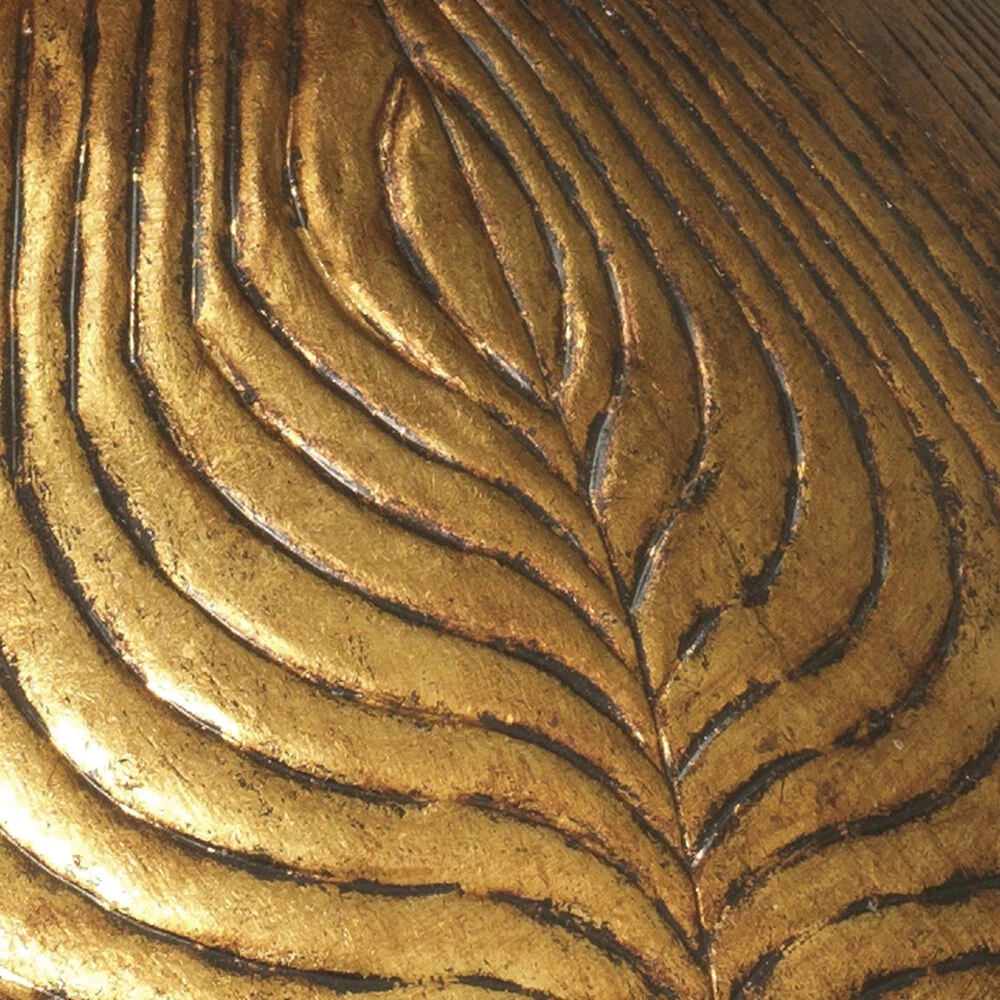 Flowering Lotus 1 Light 20 Inch Antique Gold Pendant Ceiling Light 6 Flowering Lotus 1 Light 20 Inch Antique Gold Pendant Ceiling Light - Image 4