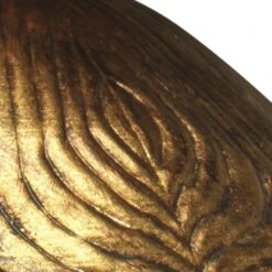 Flowering Lotus 1 Light 11 Inch Antique Gold Pendant Ceiling Light -Home Lighting 5flow smgo 4