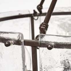 Glenn 6 Light 21.75 Inch Bronze And Oil Rubbed Bronze Chandelier Ceiling Light, Large -Home Lighting 5glen lgob 3