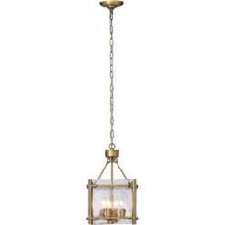 Glenn 4 Light 14 Inch Antique Brass Chandelier Ceiling Light, Small -Home Lighting 5glen smab 4
