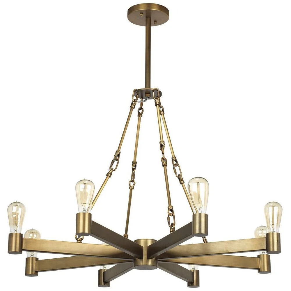 Manchester 8 Light 36 Inch Antique Brass Chandelier Ceiling Light 3 Manchester 8 Light 36 Inch Antique Brass Chandelier Ceiling Light