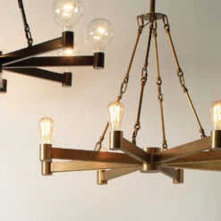 Manchester 8 Light 36 Inch Antique Brass Chandelier Ceiling Light 8 Manchester 8 Light 36 Inch Antique Brass Chandelier Ceiling Light -Home Lighting 5man8 chab 8