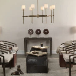 Minerva 8 Light 48 Inch Antique Brass Chandelier Ceiling Light 8 Minerva 8 Light 48 Inch Antique Brass Chandelier Ceiling Light -Home Lighting 5mine8 chab 2