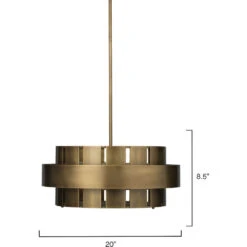 Orbit 3 Light 20 Inch Antique Brass Chandelier Ceiling Light -Home Lighting 5orbi chab 6