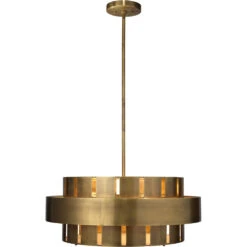 Orbit 4 Light 30 Inch Antique Brass Chandelier Ceiling Light -Home Lighting 5orbi lgab 2