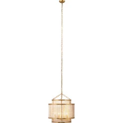 Pacific 6 Light 20 Inch Gold Beaded Chandelier Ceiling Light 11 Pacific 6 Light 20 Inch Gold Beaded Chandelier Ceiling Light -Home Lighting 5paci chgo 4