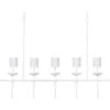 Providence 5 Light 66 Inch White Plaster Chandelier Ceiling Light -Home Lighting 5prov5 chwh