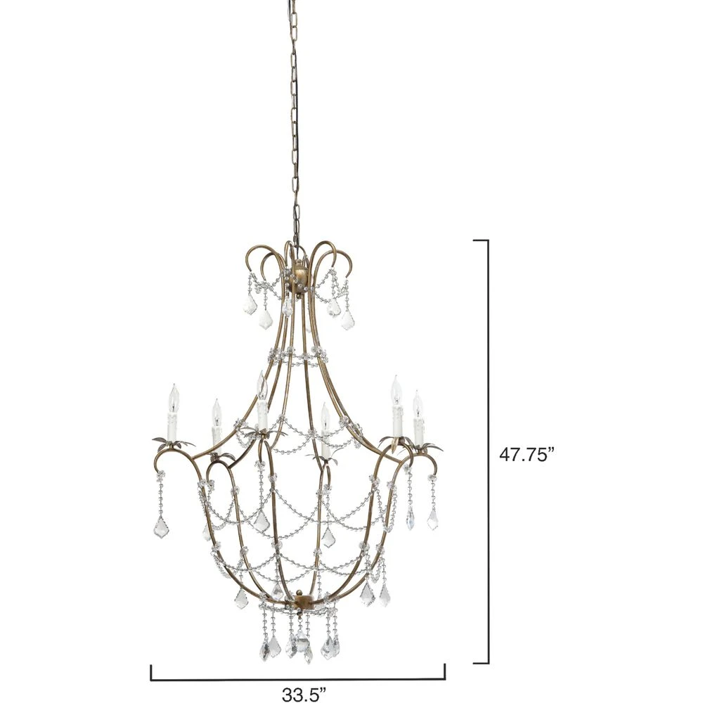 Scarlett 12 Light 34 Inch Champagne And Clear Chandelier Ceiling Light 5 Scarlett 12 Light 34 Inch Champagne And Clear Chandelier Ceiling Light - Image 3