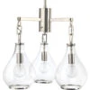 Tear Drop 3 Light 22.00 Inch Chandelier -Home Lighting 5tear3 clni