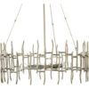 Ulysses 1 Light 32 Inch Champagne Leaf Metal Chandelier Ceiling Light 1 Ulysses 1 Light 32 Inch Champagne Leaf Metal Chandelier Ceiling Light -Home Lighting 5ulys chch