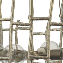 Ulysses 1 Light 32 Inch Champagne Leaf Metal Chandelier Ceiling Light -Home Lighting 5ulys chch 9