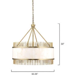 Upsala 8 Light 32 Inch Antique Brass & White Alabaster Chandelier Ceiling Light -Home Lighting 5upsa abal 6