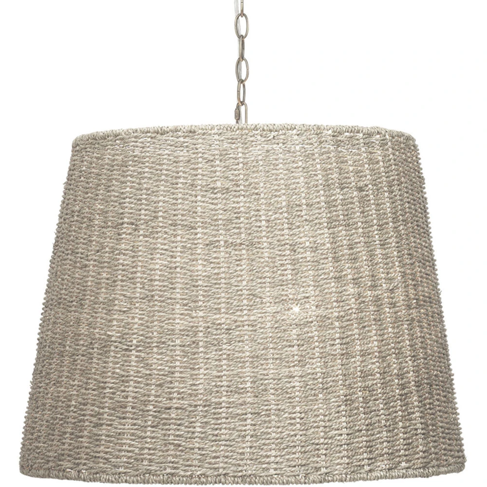 Willow 2 Light 24 Inch Natural Seagrass Chandelier Ceiling Light 7 Willow 2 Light 24 Inch Natural Seagrass Chandelier Ceiling Light - Image 5