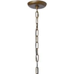 Yellowstone 5 Light 29 Inch Rust And Natural Chandelier Ceiling Light -Home Lighting 5yell natu 5