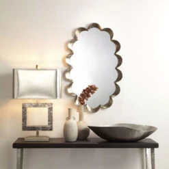 Acropolis 27 Inch 100.00 Watt Grey & Champagne Leaf Table Lamp Portable Light -Home Lighting 9acrotlgrch 3 1