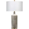 Annex 27 Inch 100.00 Watt Grey & Antique Brass Table Lamp Portable Light -Home Lighting 9annexgrgo