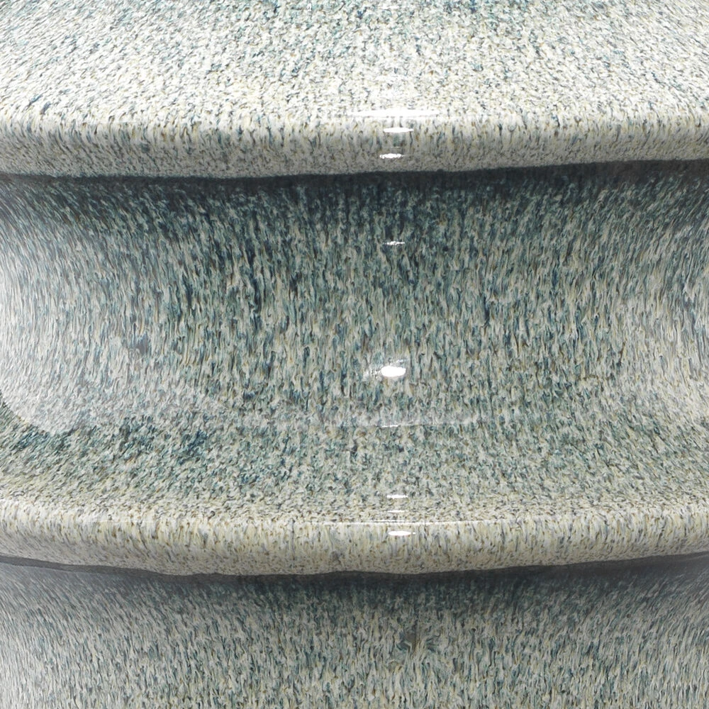 Cymbals 32 Inch 150.00 Watt Blue Reactive Glaze Table Lamp Portable Light 4 Cymbals 32 Inch 150.00 Watt Blue Reactive Glaze Table Lamp Portable Light - Image 2