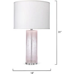 Dahlia 31 Inch 150.00 Watt Pink Table Lamp Portable Light -Home Lighting 9dahltlpink 5