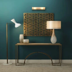 Dewdrop 35 Inch 150.00 Watt Gold Ombre Table Lamp Portable Light -Home Lighting 9dewdroptlgo 2