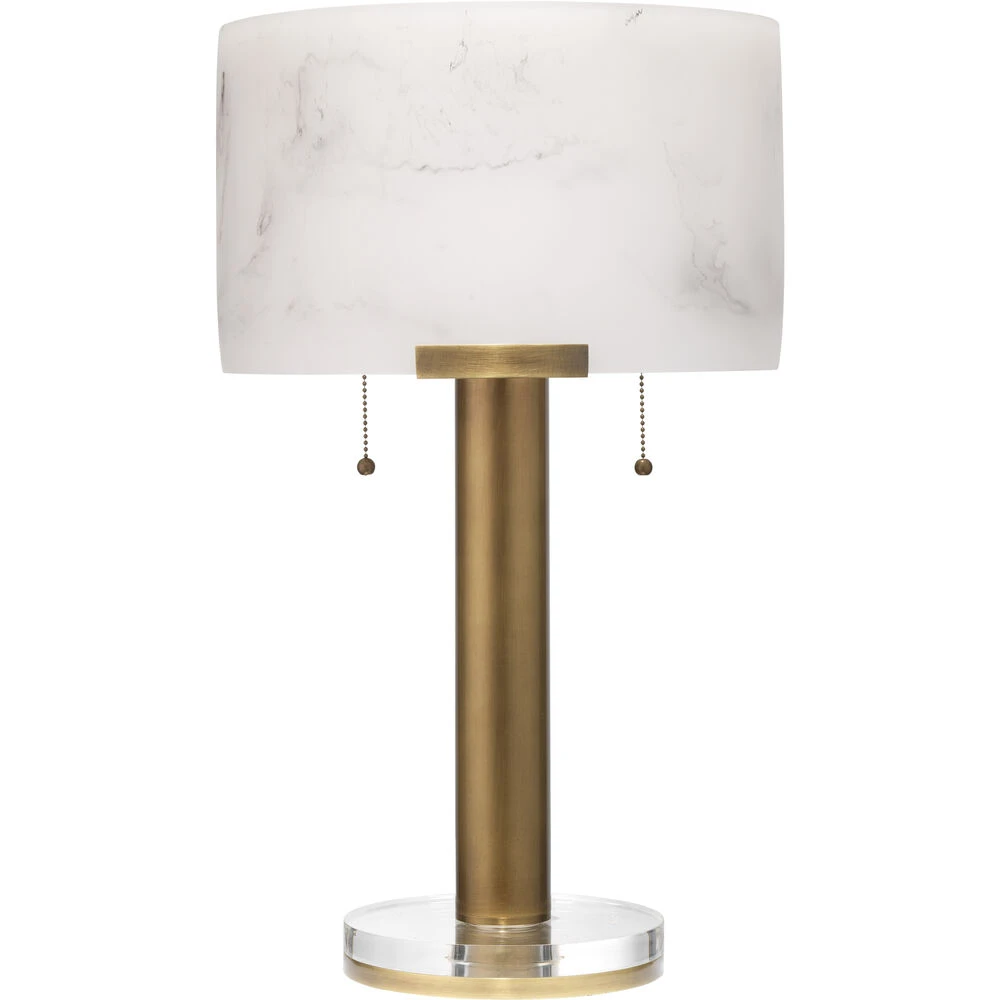 Elancourt 23 Inch 40.00 Watt White & Antique Brass Table Lamp Portable Light 3 Elancourt 23 Inch 40.00 Watt White & Antique Brass Table Lamp Portable Light