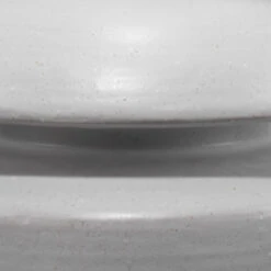 Foundation 22 Inch 100.00 Watt Matte Frosted Grey Ceramic Table Lamp Portable Light -Home Lighting 9foundgrey 1