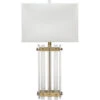 Grammercy 28 Inch 150.00 Watt Acrylic & Antique Brass Table Lamp Portable Light -Home Lighting 9grammertlab