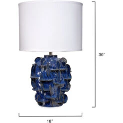 Helios 30.5 Inch 150.00 Watt Cobalt Blue Table Lamp Portable Light 9 Helios 30.5 Inch 150.00 Watt Cobalt Blue Table Lamp Portable Light -Home Lighting 9heliostlco 2