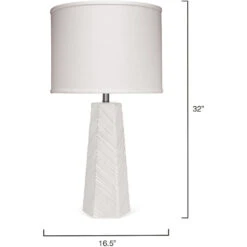 High Rise 32 Inch 150.00 Watt Cream Table Lamp Portable Light -Home Lighting 9highristlcr 5 1