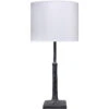 Humble 32 Inch 150.00 Watt Textured Charcoal Plaster Table Lamp Portable Light 1 Humble 32 Inch 150.00 Watt Textured Charcoal Plaster Table Lamp Portable Light -Home Lighting 9humbletlcha