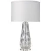 Laurel 26 Inch 150.00 Watt Clear Glass Table Lamp Portable Light