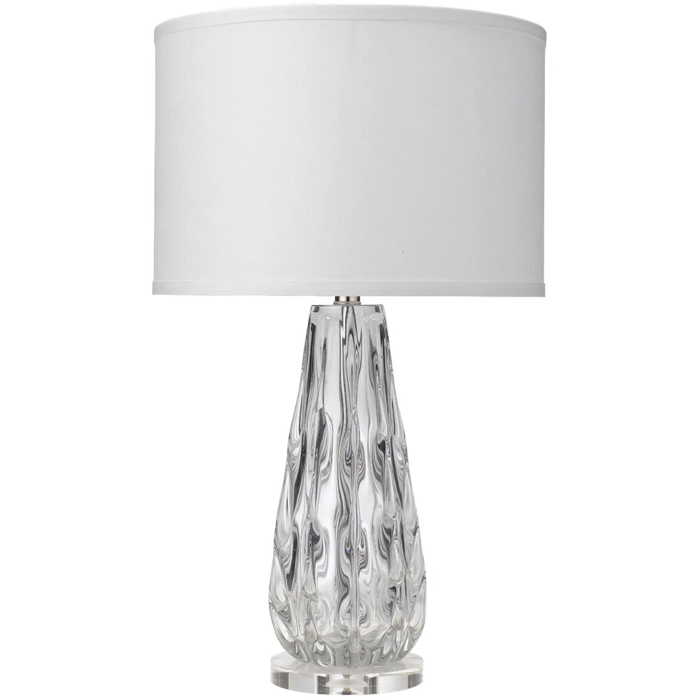 Laurel 26 Inch 150.00 Watt Clear Glass Table Lamp Portable Light 3 Laurel 26 Inch 150.00 Watt Clear Glass Table Lamp Portable Light